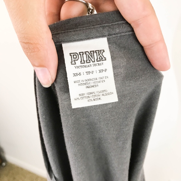 Victoria's Secret PINK Dolman Top 3/4 Sleeve XS - Picture 6 of 8